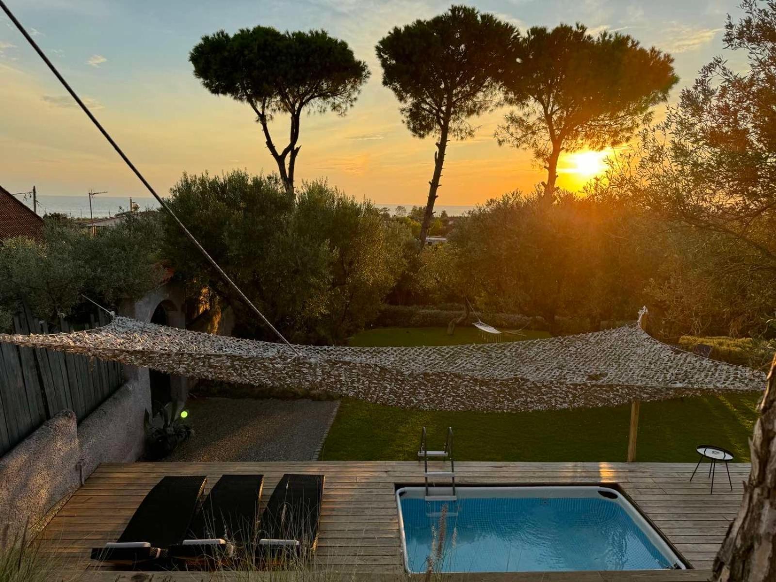 Sea View Villa In Olive Garden Nea Kallikrateia エクステリア 写真
